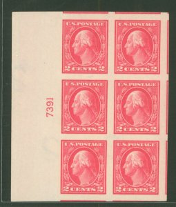 United States #409 Mint (NH) Plate Block