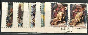 EQUATORIAL GUINEA - 1975 SET - USED SET OF 9 PAIRS - 1975 - Item EQGUINEA003