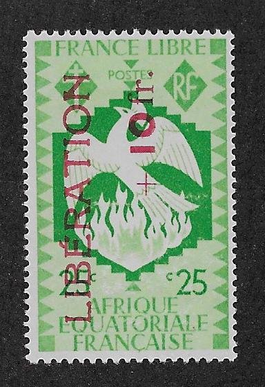 FRENCH EQUATORIAL AFRICA SC# B16  FVF/MOG  1944