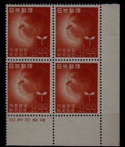 Japan 541 MNH bl. of 4 SCV90