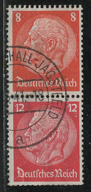 Germany Scott # 420, 422, used, se-tenant, Mi# S201