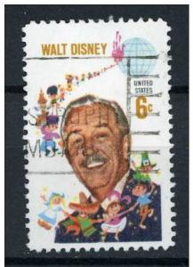 USA 1968 - Scott 1355 used - 6c, Walt Disney