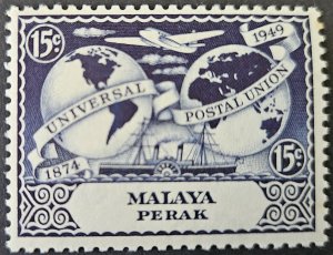 Malaya Perak 1949 SG125 MNH 75th anniversary of UPU