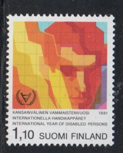 Finland Sc 659 1981 Internationall Year of the Disabled stamp mint NH