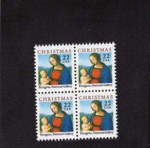 2244 Christmas, MNH blk/4