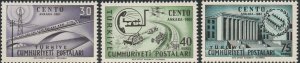 Turkey, #1509-1511  Unused From 1961