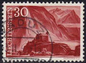 Liechtenstein - 1959 - Scott #339 - used - Castle