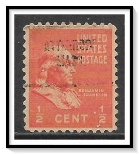 US Precancel #803 Attleboro MA Used