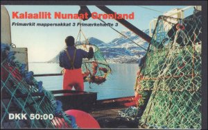 Greenland #217b, 257b, Complete Set, Booklet, 1990-1993, Never Hinged