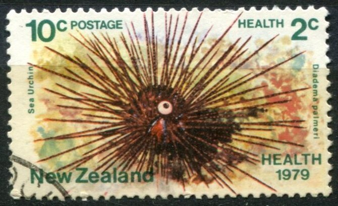 New Zealand Sc#B104 Used, 10c+2c multi, Health Stamps 1979. Marine Life (1979)