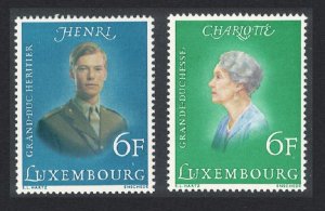 Luxembourg Royal Birthdays 2v 1976 MNH SC#579-580 SG#962-963