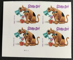 US #5299 MNH Plate Block of 4 Scooby-Doo (.50) SCV $4.40