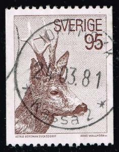 Sweden #750A European Roe Deer; Used (0.25)