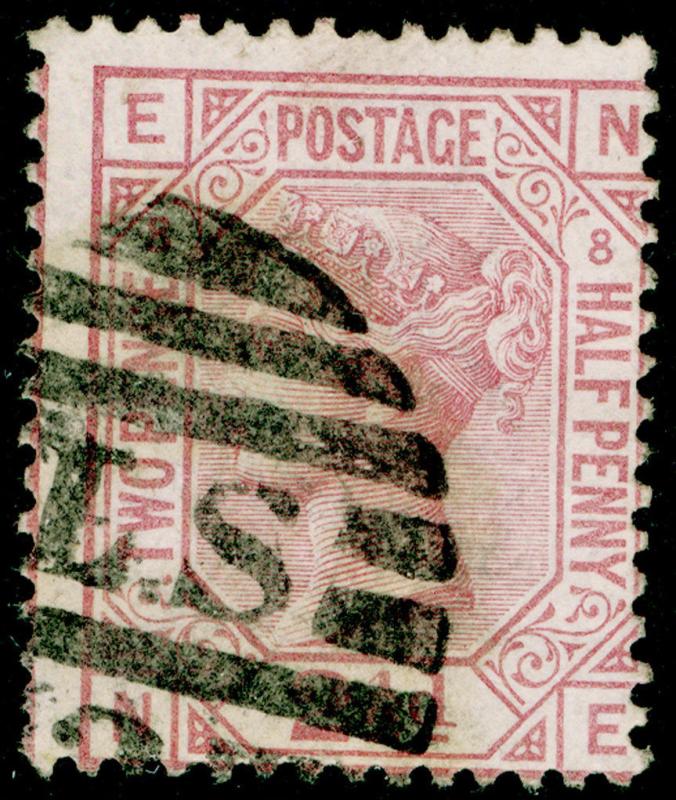 SG141, 2½d rosy mauve PLATE 8, USED. Cat £60. NE