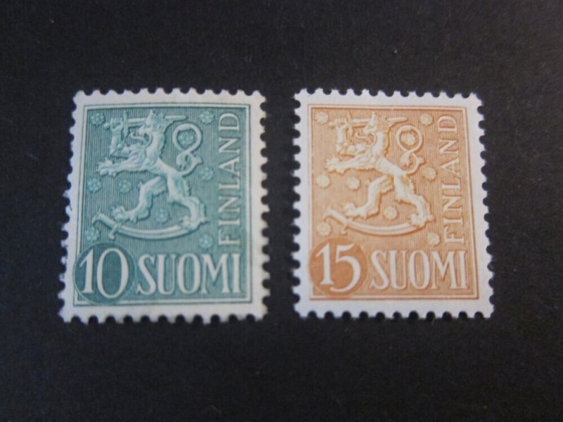 Finland 1954 Sc 316,318 MH