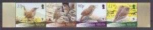 2009 Falkland Islands 1082-1085strip WWF / Birds 10,00 €