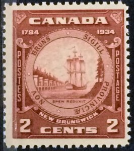 CANADA 1934 #210 New Brunswick - MH