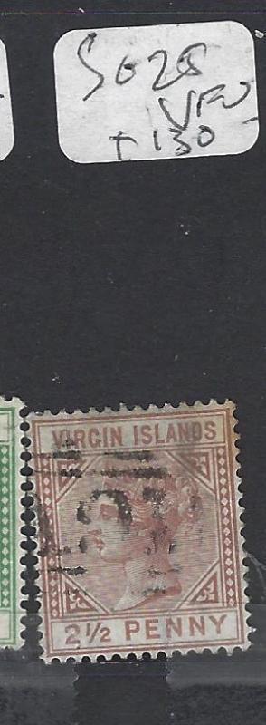 TURKS  ISLANDS (P3009B)  QV 2 1/2D  SG 25   VFU