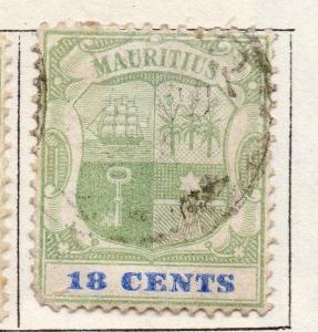 Mauritius 1895-99 Early Issue Fine Used 18c. 267181