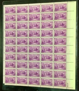  798    Constitution Signing MNH  3 c Sheet of 50   1937