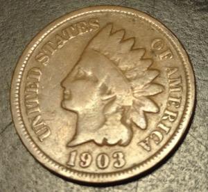 1903 Indian Head Cent  #B40