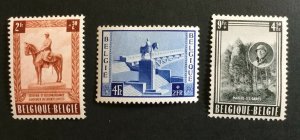 Belgium Sc# B555-B577 Complete Set Mint Hinged MH 1954 Death of King Albert