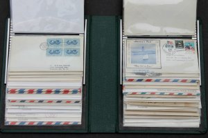 VDP FLIP FILE FIRST DAY COVER ALBUM  with 50 Unique Covers FDC, 1st Flight, DPO