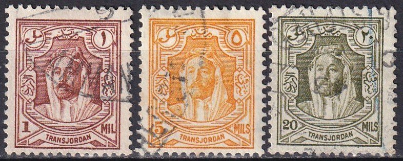 Jordan #169a, 175b, 178a F-VF Used CV $26.50 (Z4855)