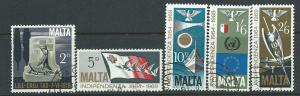 Malta SG 422 - 426  set Philatelic Bureau Cancel