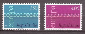 Yugoslavia - 1971 - Mi. 1416-17 (CEPT) - MNH - RB144