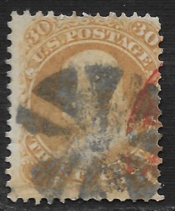 US #71 30c Benjamin Franklin