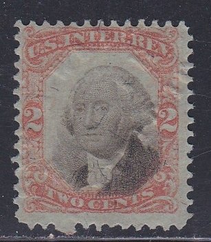 United States # R135, Internal Revenue 2 Cent,  Used