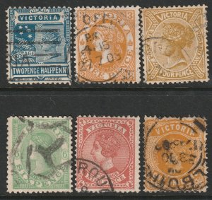 Victoria 221-223,225,227,228 from set used