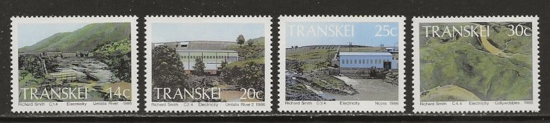 Transkei Scott catalog # 175-178 Mint NH