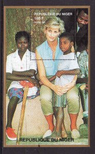 Niger-unused NH sheet-Royalty-Princess Diana-1961-1997-ch