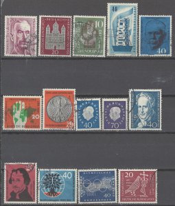 COLLECTION LOT # 2340 GERMANY 14 STAMPS 1956+ CV+$21