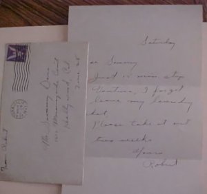 US  CALIFORNIA VENTURA 1943 COVER WITH LETTER