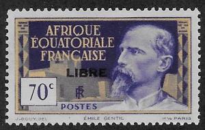 FRENCH EQUATORIAL AFRICA SC# 103  FVF/U  1940