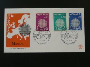 Europa Cept 1970 FDC Monaco 96877