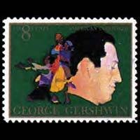 U.S.A. 1973 - Scott# 1484 Composer Gershwin 8c NH