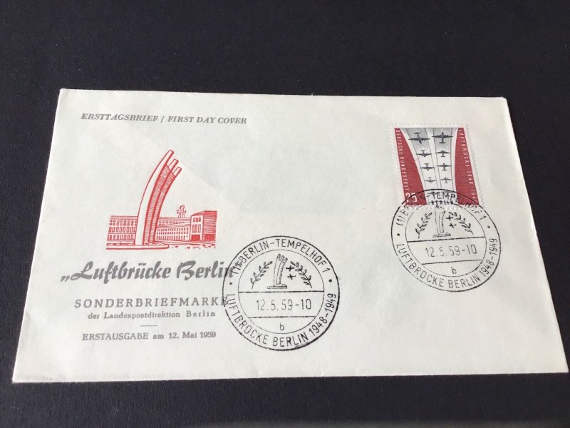 Berlin Airlift 1959 first day   stamps cover Ref R28694