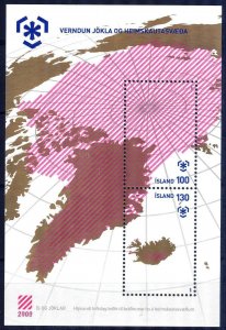 Iceland 2009 Protection Polar Regions and Glaciers Mi. Bl. 46 MNH