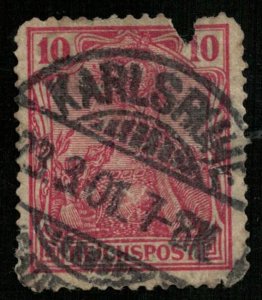 1900, Germania, Inscription REICHSPOST, 10 Pfg., YT #54, CV $ 94 (T-7994)