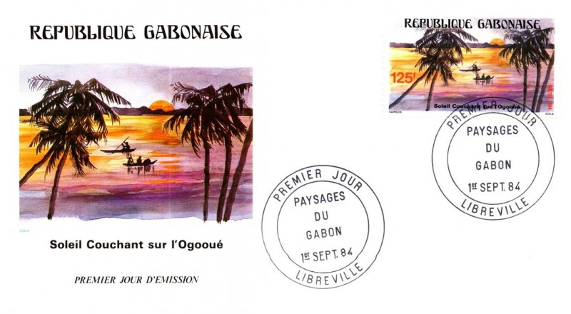 Gabon, Worldwide First Day Cover