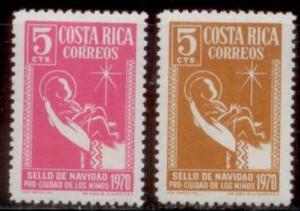 Costa Rica 1970 SC#RA45-6 MNH-OG L378