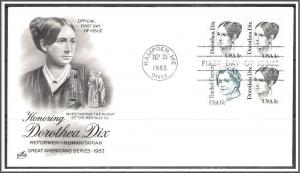 US #1844 Dorothea Dix Combo FDC