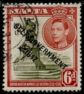 Malta #216 Self Government Overprint Issue Used