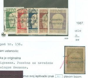 Fiume #134/5/8/9/141 Used Single
