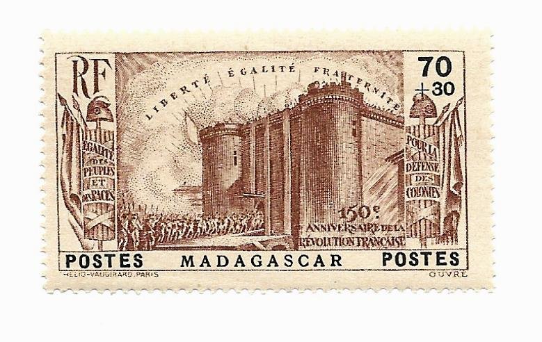 Malagasy Republic 1939 - MNH - Scott #B4 *