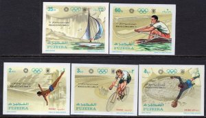 008 - Fujeira - Olympic Games - Germany Munchen 1972 - MNH Set Imperforated